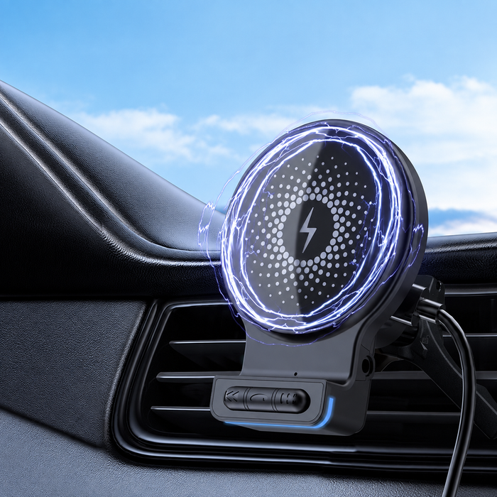 Cargador Magnetico Inalambrico para Auto 15W | Kivra